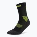 Pánske kompresné  ponožky CEP Run Mid Cut 5.0 black/lime 2
