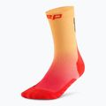 Pánske kompresné  ponožky CEP Run Edt. Gradient Mid Cut Compression 5.0 red/marigold fade 2