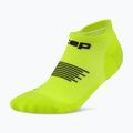 Dámske kompresné ponožky CEP Run No Show 5.0 lime/black 2