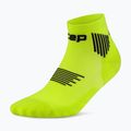 Pánske kompresné ponožky CEP Run Low Cut 5.0 lime/black 2