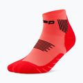 Dámske kompresné ponožky CEP Run Low Cut 5.0 neon coral 2