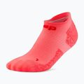 Pánske kompresné ponožky CEP Ultralight No Show 4.0 neon coral/red 2