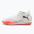 Detské kopačky PUMA Future 8 Match It + Mid Jr  puma white/puma black/glowing red