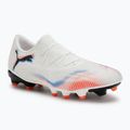 Pánske kopačky PUMA Future 8 Match Low FG/AG puma white/puma black/glowing red