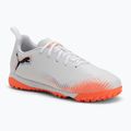 Detské kopačky PUMA Future 8 Play TT + Mid puma white/puma black/glowing red
