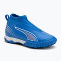 PUMA Ultra 6 Match+ LL TT + Mid Jr detské kopačky ultra blue/puma white/glowing red