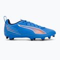 PUMA Ultra 6 Play FG/AG Jr detské kopačky ultra blue/puma white/glowing red 2