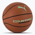 PUMA teamJAWS Court Pro Basketbalová koža hnedá/tmavý tieň veľkosť 7 2