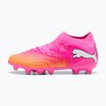 Detské kopačky  PUMA Future 9 Pro FG/AG Jr poison pink/puma wht/sun stream/bright aqua/puma blk