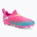 Detské kopačky  PUMA Future 9 Match LL FG/AG Jr poison pink/puma wht/sun stream/bright aqua/puma blk