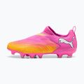 Detské kopačky  PUMA Future 9 Match LL FG/AG Jr poison pink/puma wht/sun stream/bright aqua/puma blk
