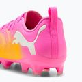 Detské kopačky  PUMA Future 9 Play FG/AG Jr poison pink/puma wht/sun stream/bright aqua/puma blk 4