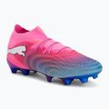Kopačky  PUMA Future 9 Ultimate FG poison pink/puma wht/sun stream/bright aqua/puma blk