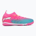 Detské kopačky  PUMA Future 9 Match TT + Mid Jr poison pink/puma wht/sun stream/bright aqua/puma blk 2
