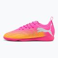 Detské kopačky  PUMA Future 9 Play IT Jr poison pink/puma wht/sun stream/bright aqua/puma blk