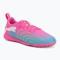 Detské kopačky  PUMA Future 9 Play TT poison pink/puma wht/sun stream/bright aqua/puma blk
