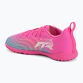 Detské kopačky  PUMA Future 9 Play TT poison pink/puma wht/sun stream/bright aqua/puma blk 3