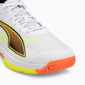 Hádzanárske topánky PUMA Accelerate Turbo 4 Game On puma white/glowing red/ultra blue 7