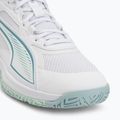 hádzanárske topánky PUMA Accelerate Pro 4 Game On puma white/baltic sea blue/fresh water 7
