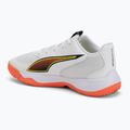 Detské hádzanárske topánky PUMA Accelerate 4 Game On Jr puma white/glowing red/ultra blue 3