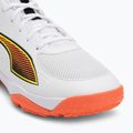 Detské hádzanárske topánky PUMA Accelerate 4 Game On Jr puma white/glowing red/ultra blue 7