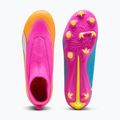 Detské kopačky  PUMA Ultra 6 Match+ LL FG/AG Jr poison pink/puma wht/sun stream/bright aqua/puma blk 4