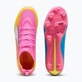 Detské kopačky  PUMA Ultra 6 Pro Jr FG/AG poison pink/puma wht/sunstream/bright aqua/puma blk 3