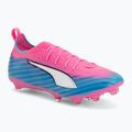 Detské kopačky  PUMA Ultra 6 Pro Jr FG/AG poison pink/puma wht/sunstream/bright aqua/puma blk