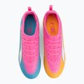 Detské kopačky  PUMA Ultra 6 Match FG/AG Jr poison pink/puma wht/sun stream/bright aqua/puma blk 5