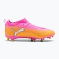Detské kopačky  PUMA Ultra 6 Match FG/AG Jr poison pink/puma wht/sun stream/bright aqua/puma blk 2