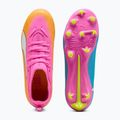 Detské kopačky  PUMA Ultra 6 Match FG/AG Jr poison pink/puma wht/sun stream/bright aqua/puma blk 5