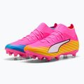 Kopačky  PUMA Ultra 6 Match + FG/AG poison pink/puma wht/sun stream/bright aqua/puma blk 4