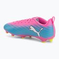 Detské kopačky  PUMA Ultra 6 Play FG/AG Jr poison pink/puma wht/sun stream/bright aqua/puma blk 3