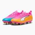 Detské kopačky  PUMA Ultra 6 Play FG/AG Jr poison pink/puma wht/sun stream/bright aqua/puma blk 4