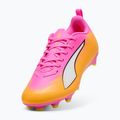 Detské kopačky  PUMA Ultra 6 Play FG/AG Jr poison pink/puma wht/sun stream/bright aqua/puma blk 5