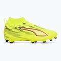 Detské futbalové kopačky PUMA Ultra 6 Match+ LL FG/AG Jr yellow alert/puma black/glowing red/lime squeeze 2