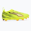 Futbalové kopačky PUMA Ultra 6 Pro Jr FG/AG yellow alert/puma black/glowing red/lime squeeze 2
