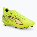 Detské futbalové kopačky PUMA Ultra 6 Match FG/AG Jr yellow alert/puma black/glowing red/lime squeeze