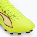 Detské futbalové kopačky PUMA Ultra 6 Match FG/AG Jr yellow alert/puma black/glowing red/lime squeeze 7