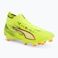 Futbalové kopačky PUMA Ultra 6 Match + FG/AG Yellow Alert/Puma Black/Glowing Red/Lime Squeeze