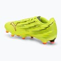 Futbalové kopačky PUMA Ultra 6 Play FG/AG yellow alert/puma black/glowing red/lime squeeze 3