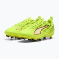 Detské futbalové kopačky PUMA Ultra 6 Play FG/AG Jr Yellow Alert/Puma Black/Glowing Red/Lime Squeeze 9