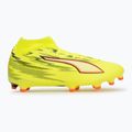 Futbalové kopačky PUMA Ultra 6 Play+ FG/AG yellow alert/puma black/glowing red/lime squeeze 2