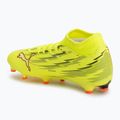 Futbalové kopačky PUMA Ultra 6 Play+ FG/AG yellow alert/puma black/glowing red/lime squeeze 3