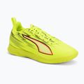 Detské futbalové kopačky PUMA Ultra 6 Play IT Jr yellow alert/puma black/glowing red/lime squeeze