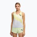 Dámske bežecké tričko PUMA Lightspeed Ultraweave Graphic Singlet silver mist