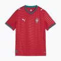 Detský futbalový dres PUMA FPF Portugalsko Domáci dres Replica Club Jr červená/zelená