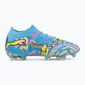 Kopačky PUMA Future 9 Ultimate Advanced Level FG puma white/blue glimmer/pink glimmer/yellow alert 2