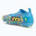 Detské kopačky PUMA Future 9 Match Advanced Level FG/AG Jr puma white/blue glimmer/pink glimmer/yellow alert 3