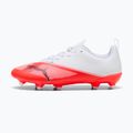 Detské kopačky Puma Ultra 7 Play FG/AG Jr Ultra Red/Puma Black/Puma White